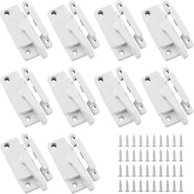 Jj055 Brand Jeejinyan 10 Pack Cam Action White Window Sash Locks Security Latches