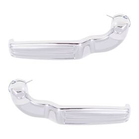 1441-0007lr Brock Inside Door Handles Fits 68-74 Chevy Pontiac Buick Oldsmobile Front Chrome Set