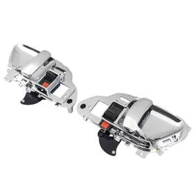 1441-2076ch-s Brock 95-02 Chevy Gmc Pickup Truck Chrome Specialty Set Of Upgrade Inside Door Handles