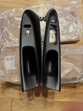 3441-0002c2 Brock Inside Door Pull Handle Switches Housing Set For 1994-1998 Mustang Convertible