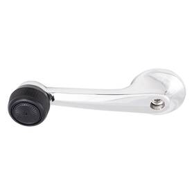 Ads1542 Brock 79-93 Ford Mustang Manual Front Window Crank Chrome Handle With Black Knob