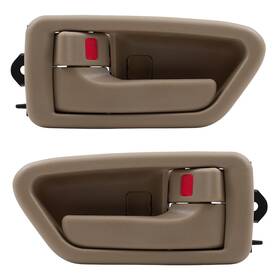 Ads1621tn-lr Brock Fits 97-01 Toyota Camry Set Of Interior Inside Tan Door Handles And Trim Bezels