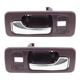 Ads2301rd-lr Brock Fits Honda Accord Sedan 90-93 Set Front Inside Red And Chrome Power Door Handles