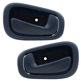 Ads2924bu-lr Brock Pair Inside Door Handles For 98-02 Toyota Corolla Chevy Prizm Interior Blue Set