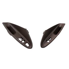 3441-0019tn-lr Brock Supply Tan Set Interior Door Pull Handle Switch Housing Fits 99-04 Ford Mustang Coupe