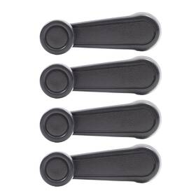 Ads1534-4 Brock Supply Fits Toyota Pickup Truck Van 4 Pc Set Black Plastic Manual Window Crank Handles