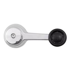 5ab84lx9 Brock Supply Ads2818 Manual Window Crank For 84-98 Jeep Models Chrome Handle With Black Knob