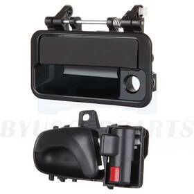 Byuscarparts 10457955 1x Outside Inside Front Driver Lh Door Handles For 1989-1991 Chevrolet Sprint