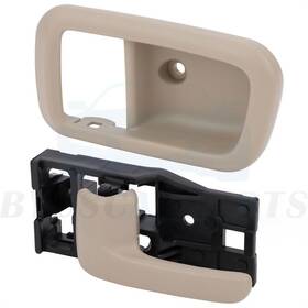 10458054 Byuscarparts Inside Interior Rear Lh Side Door Handle With Trim For 2000-06 Toyota Tundra Beige