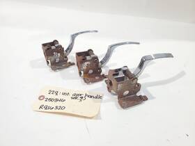 229.gm6q89 Cadillac 1989 Brougham Oem Set 3 Rear Right Left Front Door Handle