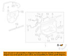 15871924 Cadillac Gm Cover Front Door-handle 08-14 Bezel Cts Oem