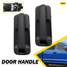Fl3z1522404captm Carcomponent 1 Fit 2015-2020 Ford F-150 Xlt Outside Door Handles Passenger Side 2x Smooth Black