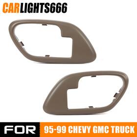 C-02etd4344abr Carlights Fit For 1995-2002 Chevy Gmc Truck 1 Pair Inside Door Handles Bezel Left And Right