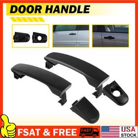 22672194 Carparsafer Front Driver Side Rear Exterior Door Handle For 2005-2012 Chevy Equinox