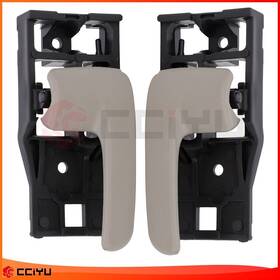 Ze82965501e Cciyu Inside Door Handles Rear Driver Passenger For Toyota Tundra 00-06 2pcs Gray