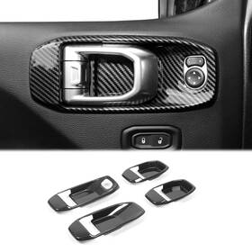Hm20260408 Cherocar For Jeep Jl Door Handle Bowl Cover Decor Trim Internal Accessories 20182022