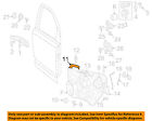 68043747aa Chrysler Left Journey-interior Oem Dodge 09-10 Door Handle