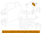 1mz81jscag Chrysler Lock Door-handle Left Dodge Hardware-rear Oem