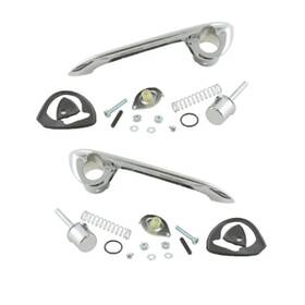 C3tz-8122404-pr Cj Classic Trucks Exterior Door Handle Pair With Gaskets And Mounting Hardware F-100 1961-1966