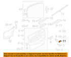 Cj5z5822642aa Ford Oem 13-15 Escape Interior-rear Door-cover Right