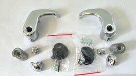 Vwh4r Cjclassics Pair Locking Vent Window Handle Chrome For Chevy Gmc Blazer Jimmy Suburban C10