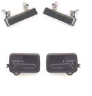 Cl4238 Delpa Pcs Set Outside Inside Door Handles Fits Suzuki Samurai