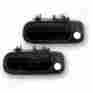69220-33020 Cn-batteries 2pcs For 1992-96 Toyota Camry Front Exterior Door Handle Driver Lift Side Black 77619 6922033020