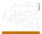 15803996 Cover Front Oem Door-handle Gm