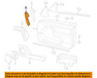 1h0867197hr48 Cover Oem Left Cabrio Vw Volkswagen Door-handle 99-02