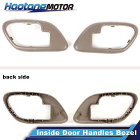 Ht02etd4344a Crossdesign Fit For 1995-2002 Chevy Gmc Truck Interior Inside Door Handle Trim Bezels Beige