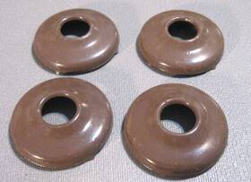 3051 Custom New 1935-1958 Door Window Escutcheon Lot Metal Medium Brown