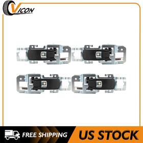 Adp82354601ps Cv-icon 4x For 05-09 Chevy Equinox Front Rear Driver Passenger Interior Door Handles
