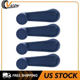 Cv825595icon Cv-icon 4pcs Window Crank Handle Lever Blue For 89-04 Toyota Tacoma T100 And Pickup Lh Rh