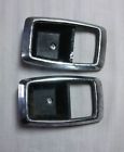D8bb-5422634 Ford Vintage Inside Car Door Handle Plastic Silver Awc Bwc