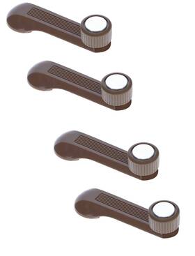 Cl7256 Delpa 4 Pieces Of Window Winder Crank Handle Brown For 1984 Thru 2000 Honda Civic