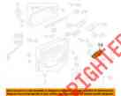Dg1z5422600ac Ford 13-14 Oem Door Taurus-interior Handle