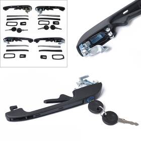 Dictorcoltd 550748688157 Front Rear L R Door Handle Fit Vw Passat Jetta 16 I 1 Golf 17 Mk1 Mk2 74-94