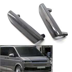 7h0867179 Dictorcoltd 1 Pair Interior Door Pull Handle Trim Cover For Vw Transporter T5 Multivan 10-15