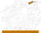 561837020aubn Door Handle Oem Volkswagen Vw 12-15 Passat-interior