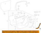 22829357 Door-handle Front Cover Gm 12-14 Oem Buick Verano