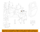 72174sm4003 Door-handle Left Honda Oem Snap Front