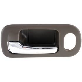 82202 Dorman Interior Door Handle Front Left Sedan Taupe/chrome