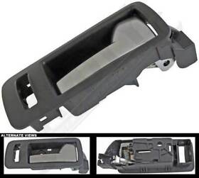 90896 Dorman Interior Door Handle Front Right Silver Lever Black Housing
