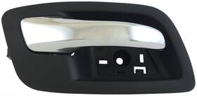 93170 Dorman Interior Door Handle Rear Right Chrome Lever Black Housing