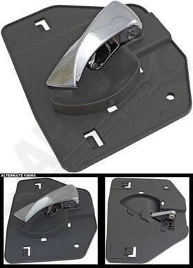 88691 Dorman/help Interior Door Handle Front Left Chrome Lever Light Gray Housing