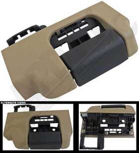 90838 Dorman/help Interior Door Handle Rear Left Black Lever Brown Housing Camel
