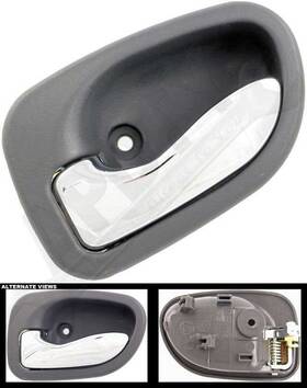 92205 Dorman/help Interior Door Handle Front Or Rear Left Chrome Lever Gray Housing