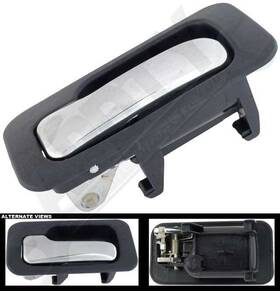 92445 Dorman/help Interior Door Handle Rear Left Without Lock Hole Chrome/blue
