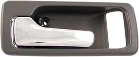 92582 Dorman/help Interior Door Handle Front Left Without Power Lock Chrome/gray