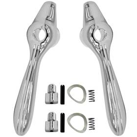 3127f Dynacorn 3127e 1953 1954 1955 Ford Pickup Truck Vent Window Handle Chrome Metal Pair Rh Lh Side